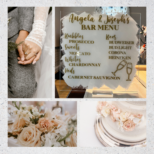 Wedding Beverage Sign & Guest Book