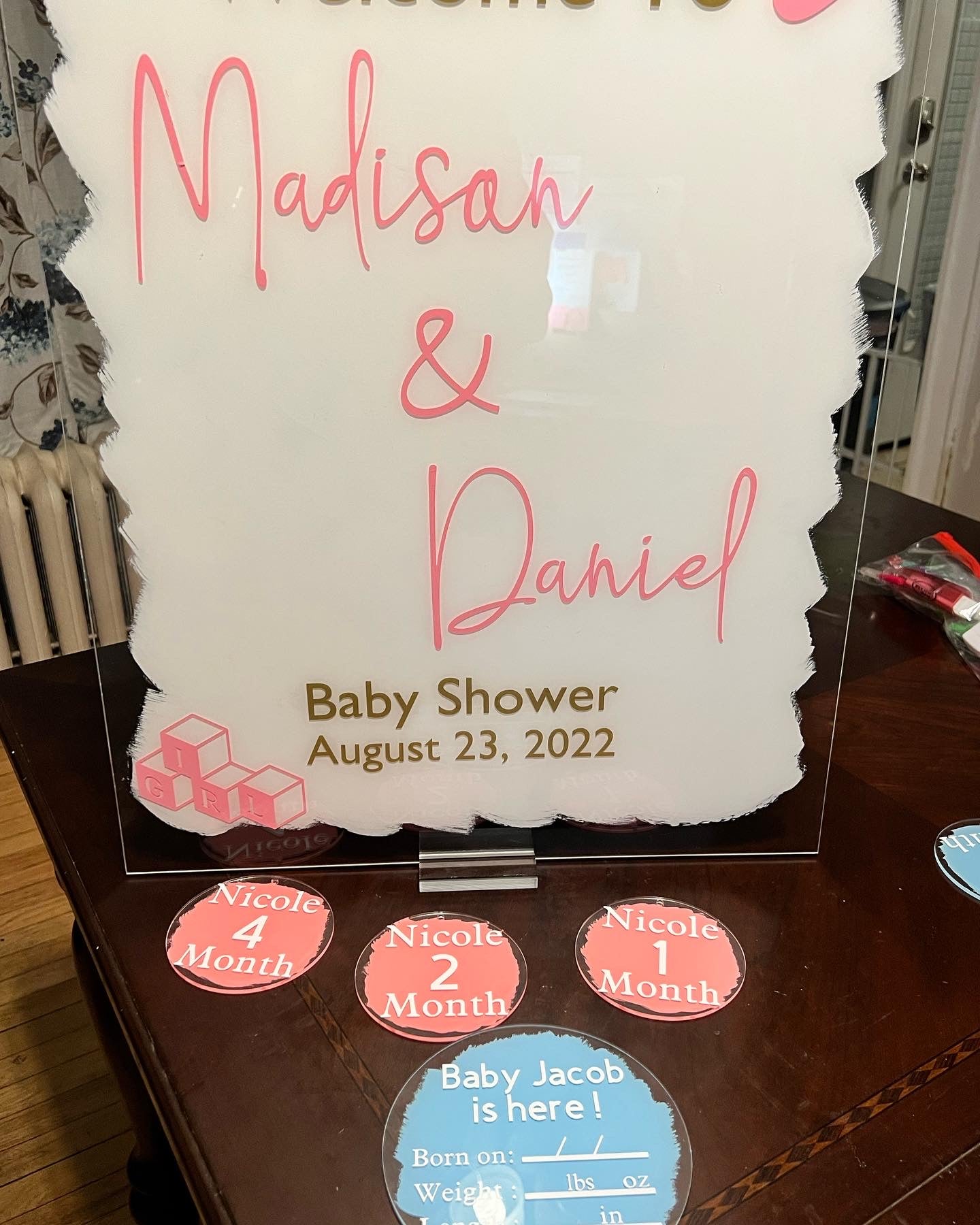 Baby Feet Shower Sign