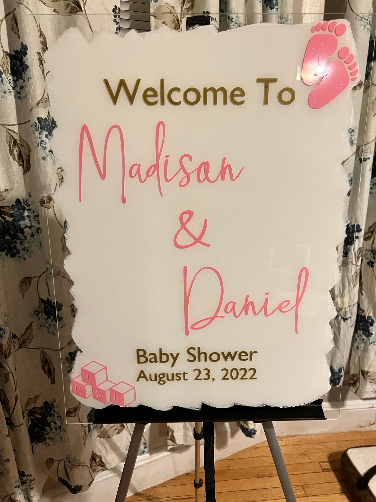 Baby Feet Shower Sign