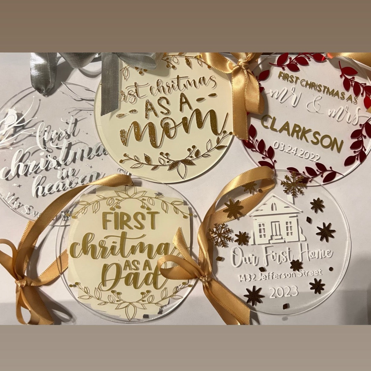 Personalized Holiday Ornaments